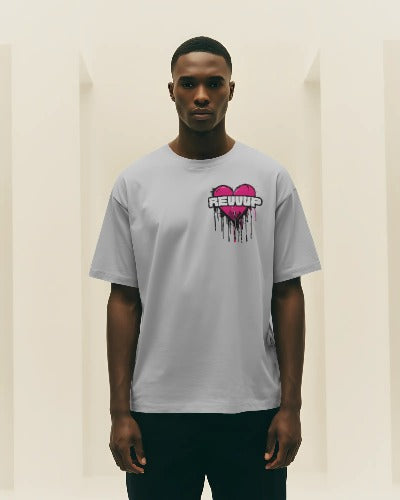 Love.exe Crashed White Oversized Tshirt