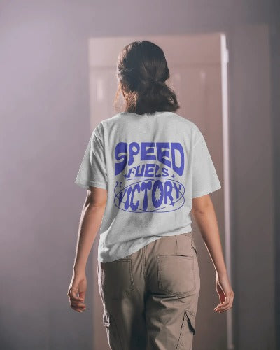 Fuel the Stars White Oversized Tshirt