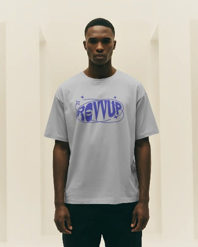Fuel the Stars White Oversized Tshirt